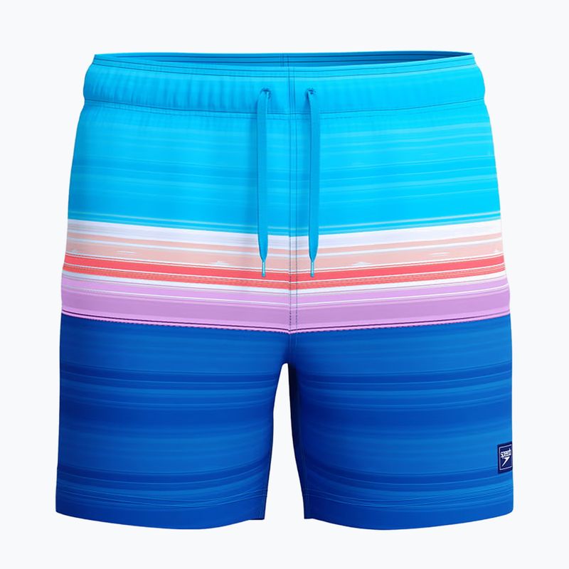 Pánské koupací šortky Speedo Printed Redondo Edge Volley 16" turkish sea 8