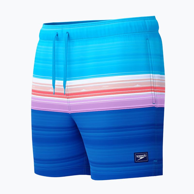 Pánské koupací šortky Speedo Printed Redondo Edge Volley 16" turkish sea 10