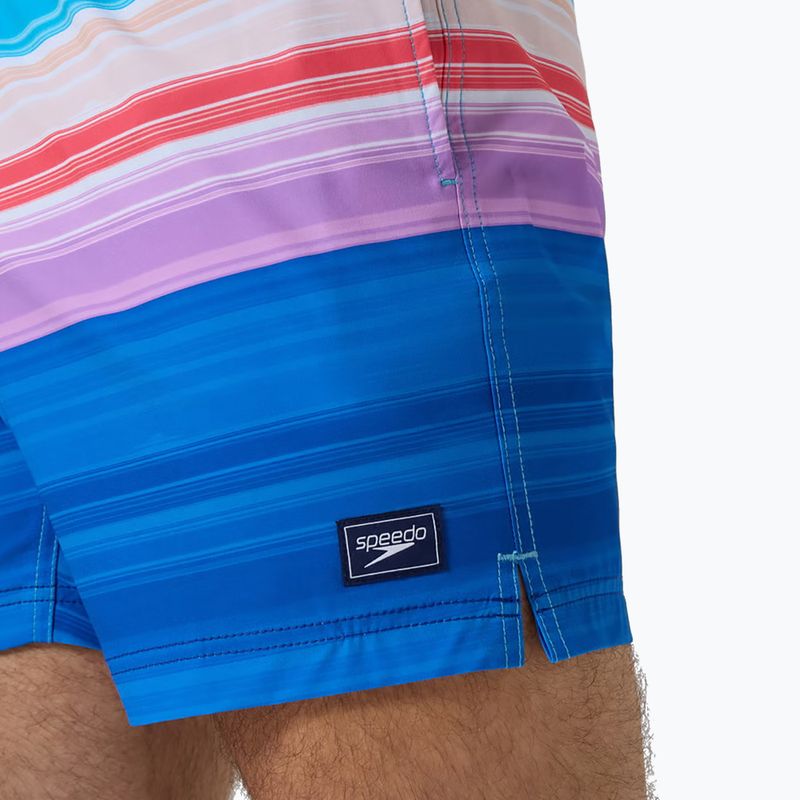 Pánské koupací šortky Speedo Printed Redondo Edge Volley 16" turkish sea 6