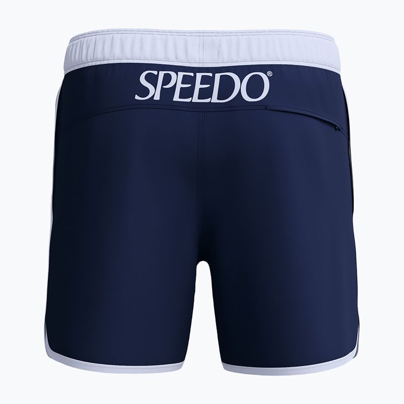 Pánské plavkové šortky Speedo Jetstream Retro Logo Volley 16" peacoat 8