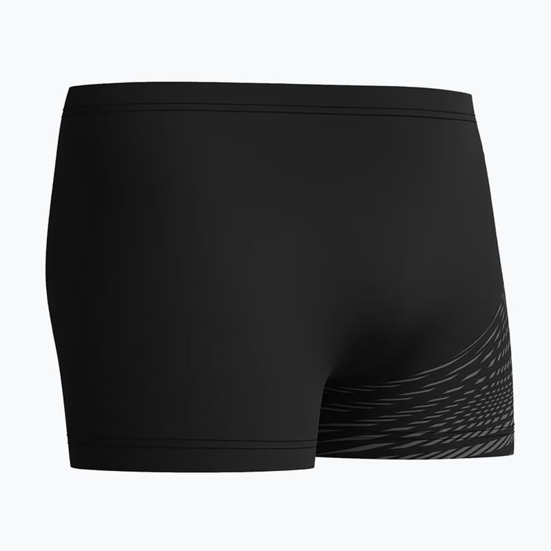 Pánské plavecké boxerky Speedo Medley Logo Aquashort black/usa charcoal 3