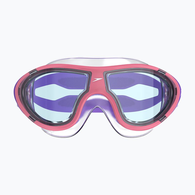 Plavecká maska dziecięce Speedo Biofuse 2.0 pink lemonade / steel 2