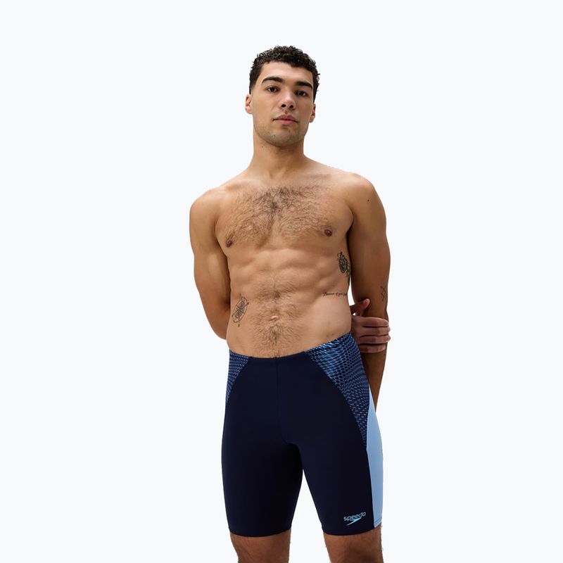 Pánské plavecké jammery Speedo Endurance+ MAX Splice Jammer navy/sugar blue