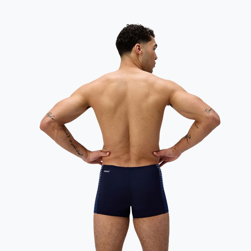 Pánské plavecké boxerky Speedo Endurance+ Tech Panel Aquashort navy/sugar blue 3