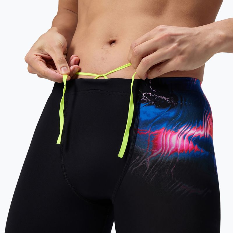 Pánské plavecké jammery Speedo Placement Printed electro static/black 5