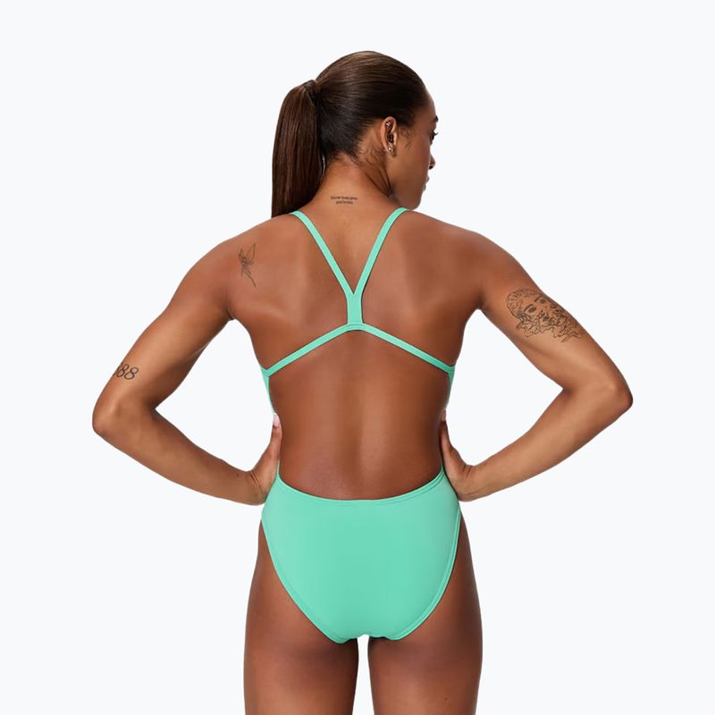Dámské jednodílné plavky Speedo FL Solid V-Back 2.0 aqua breeze 2