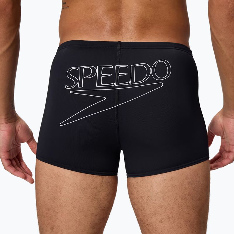 Pánské plavky boxerky Speedo Endurance+ Logo Aquashort anthracite 5