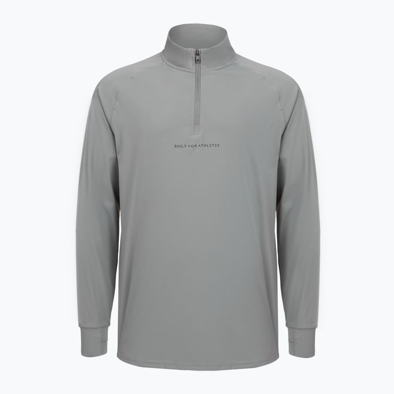 Pánská tréninková mikina Built For Athletes 1/4 Zip Pullover concrete 3