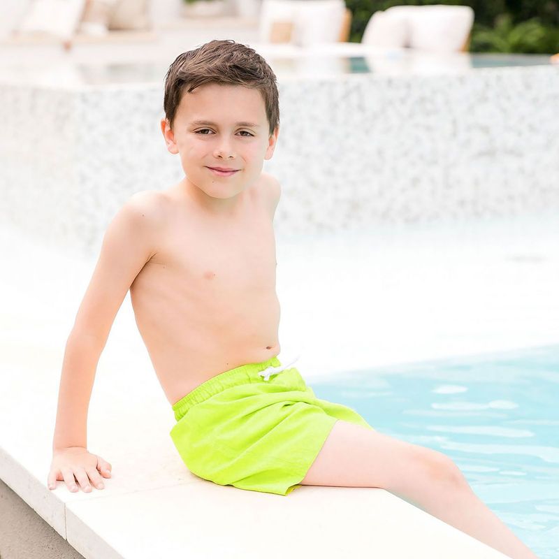 Dětské plavecké šortky Splash About Plain Shorts lime 4