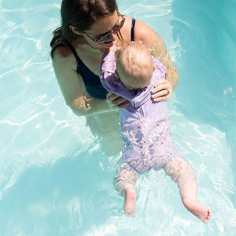 Dětská kombinéza UPF 50+ Splash About Happy Nappy lila sprnig 7