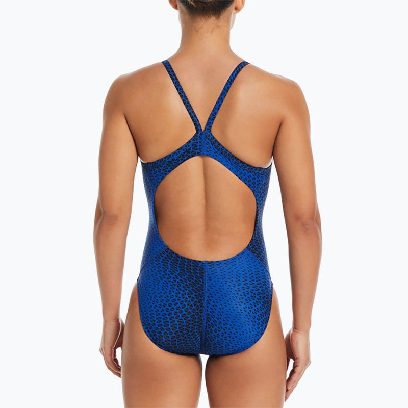 Dámské jednodílné plavky Nike Hydrastrong Delta Racerback game royal 5