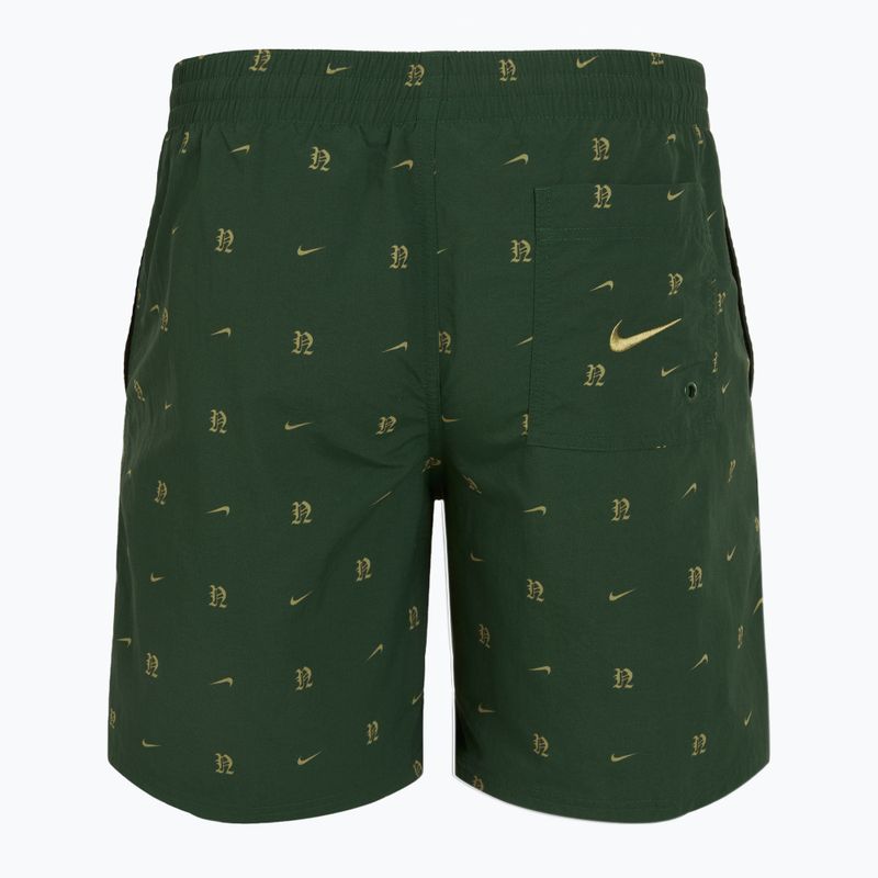 Pánské plavecké šortky Nike Luxe Letter 7" Volley fir 6