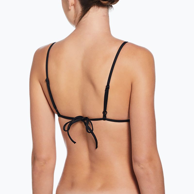 Horní díl plavek Nike Essential Triangle Bikini black 6