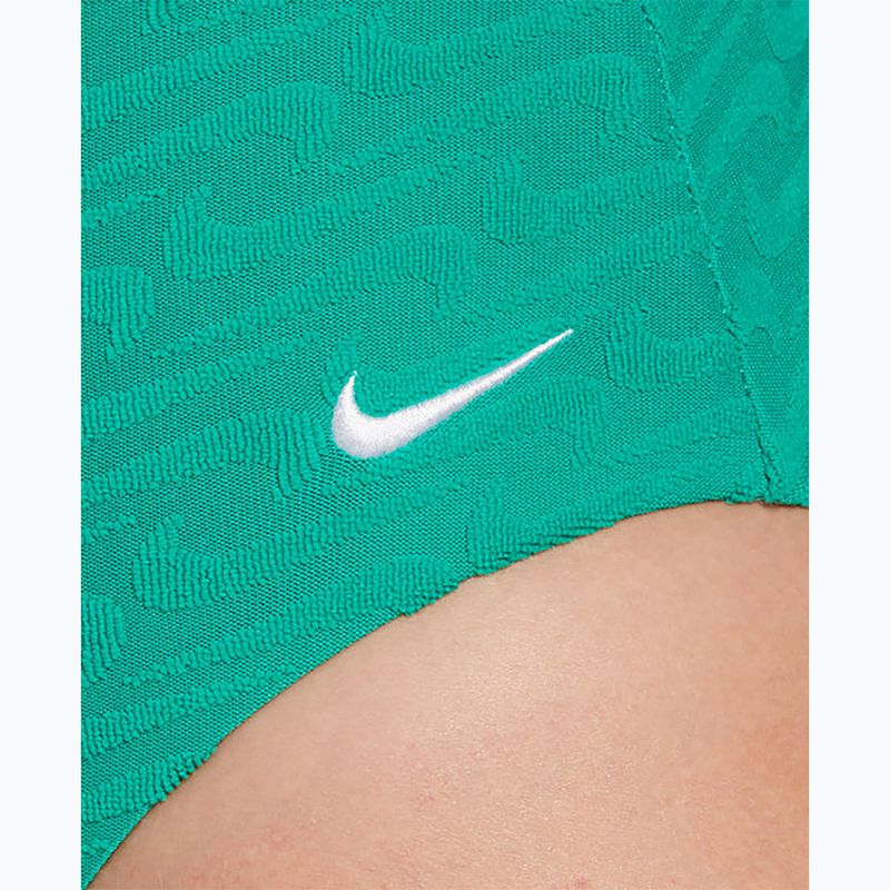 Dámské jednodílné plavky Nike Swoosh Link Y-Back stadium green 7
