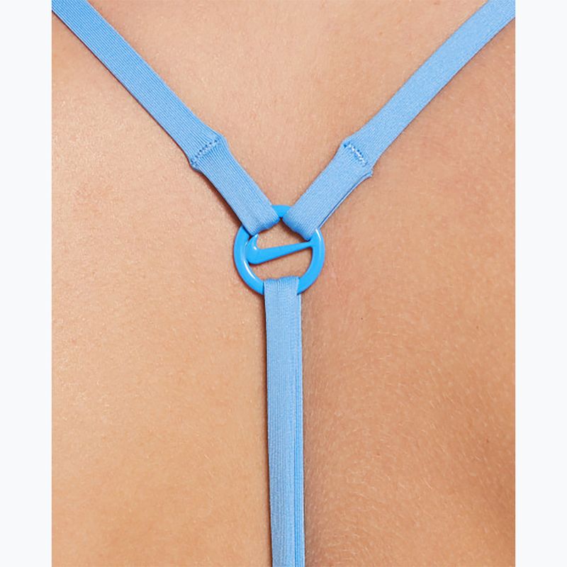 Dámské jednodílné plavky Nike Swoosh Link Y-Back university blue 8