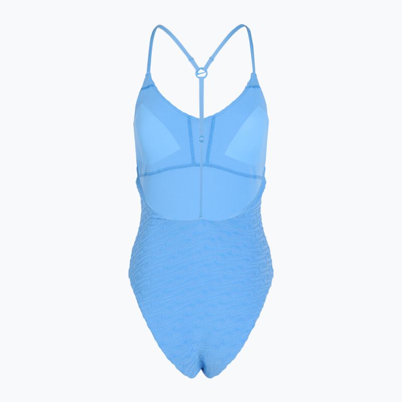 Dámské jednodílné plavky Nike Swoosh Link Y-Back university blue 2