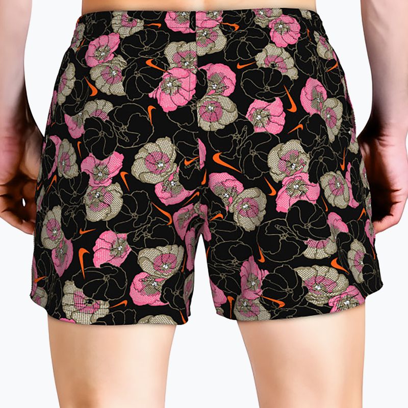 Pánské plavkové šortky Nike Multi Poppy Print 5" Volley black 7