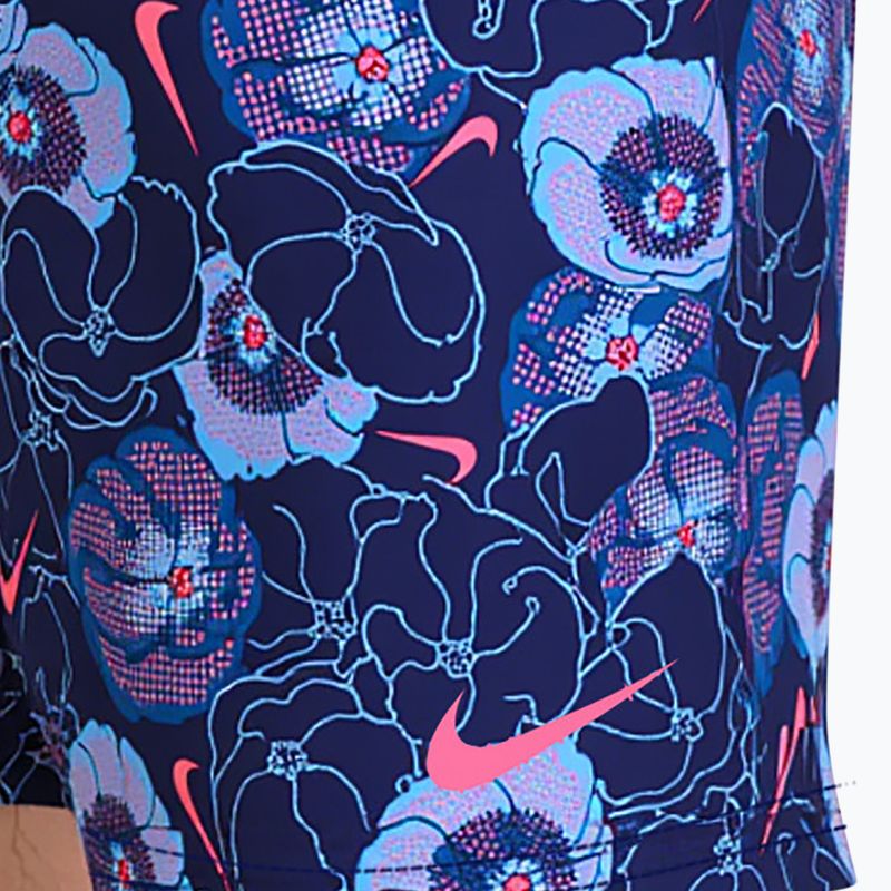 Pánské plavkové šortky Nike Multi Poppy Print 5" Volley midnight navy 10