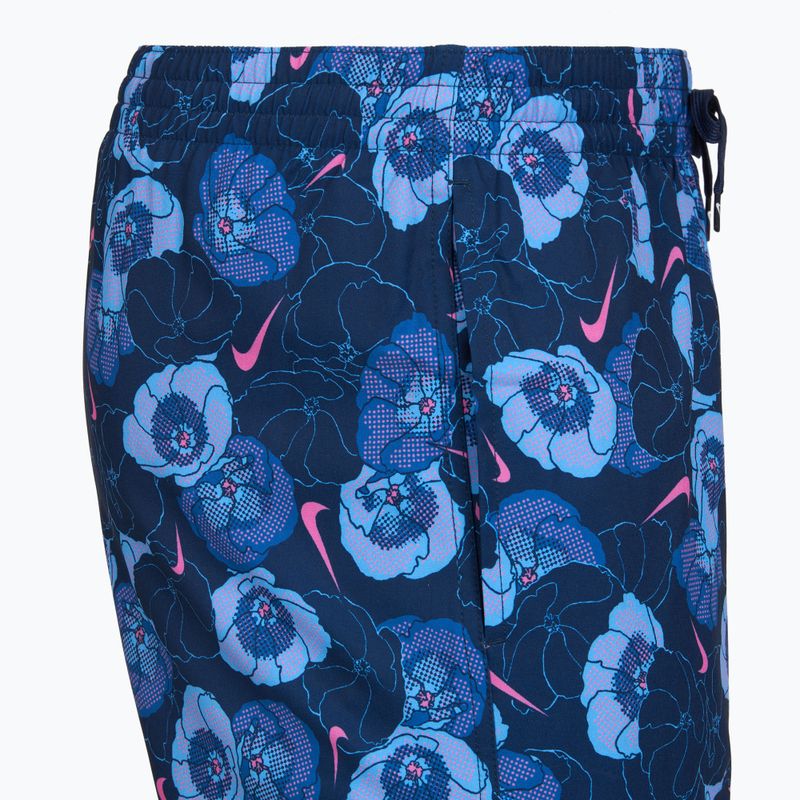 Pánské plavkové šortky Nike Multi Poppy Print 5" Volley midnight navy 3