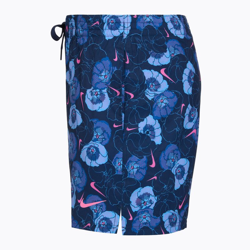 Pánské plavkové šortky Nike Multi Poppy Print 5" Volley midnight navy 4