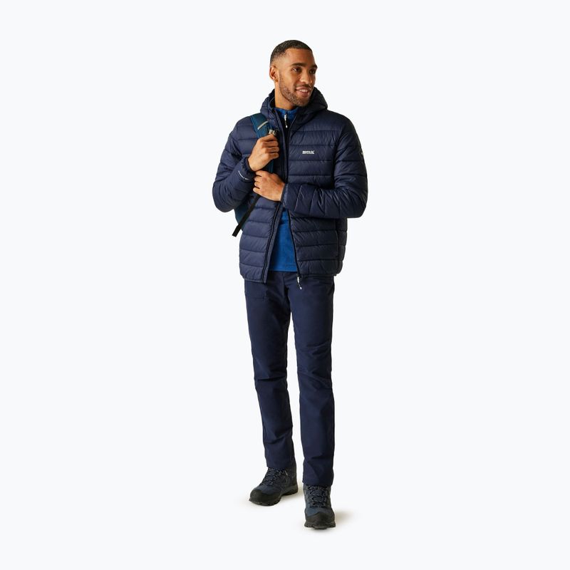 Pánská bunda REGATTA Hooded Marizion black navy/olympian blue 2