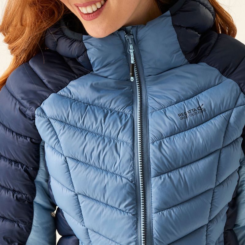 Dámská oteplená bunda REGATTA Hooded Dalent navy/coronet blue 5
