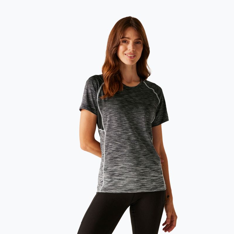 Dámské tričko REGATTA Laxley II black ombre