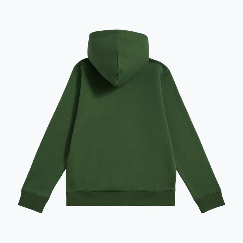 Dětská mikina New Balance Brush Back Small Logo Full Zip Hoodie dark alpine green 2