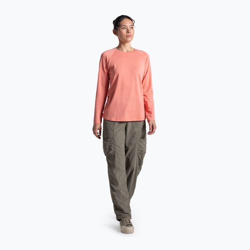 Dámské trekové tričko Longsleeve Craghoppers NosiLife Nour Long Sleeve spiced apricot 2