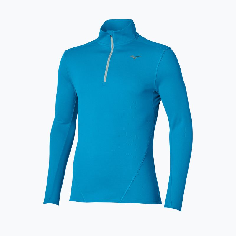 Pánské běžecké tričko Longsleeve Mizuno Tech Thermal Charge Breath Thermo Half Zip Long Sleeve Tee blue jewel