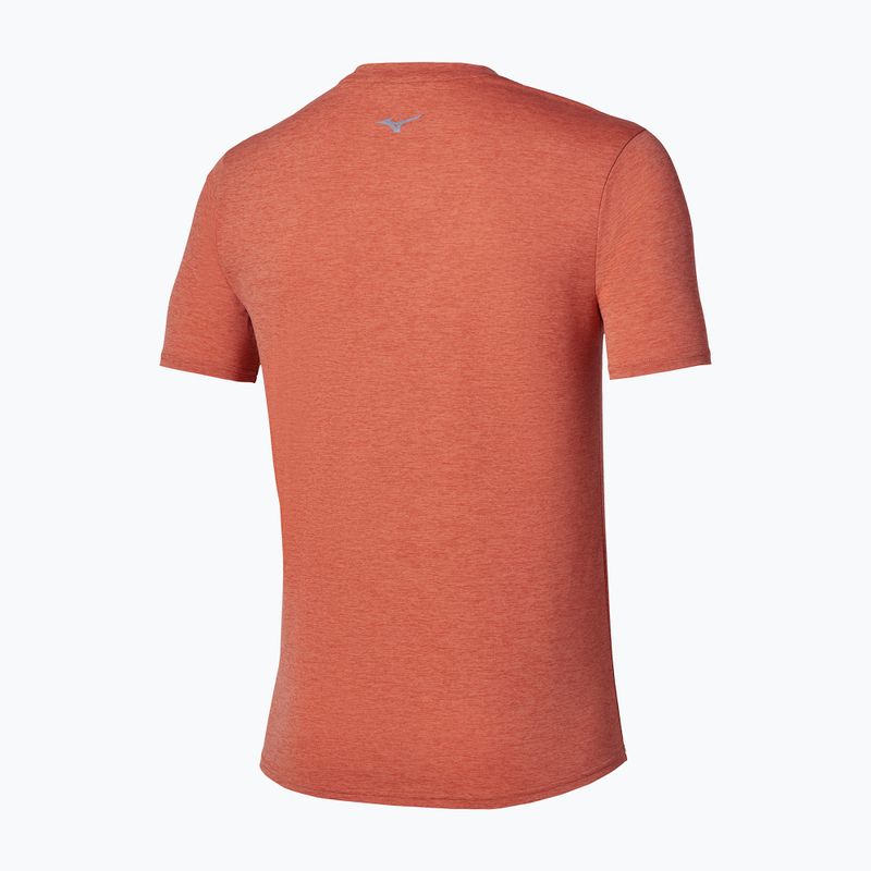 Pánské běžecké tričko Mizuno Core Impulse Short Sleeve Tee ginger 2