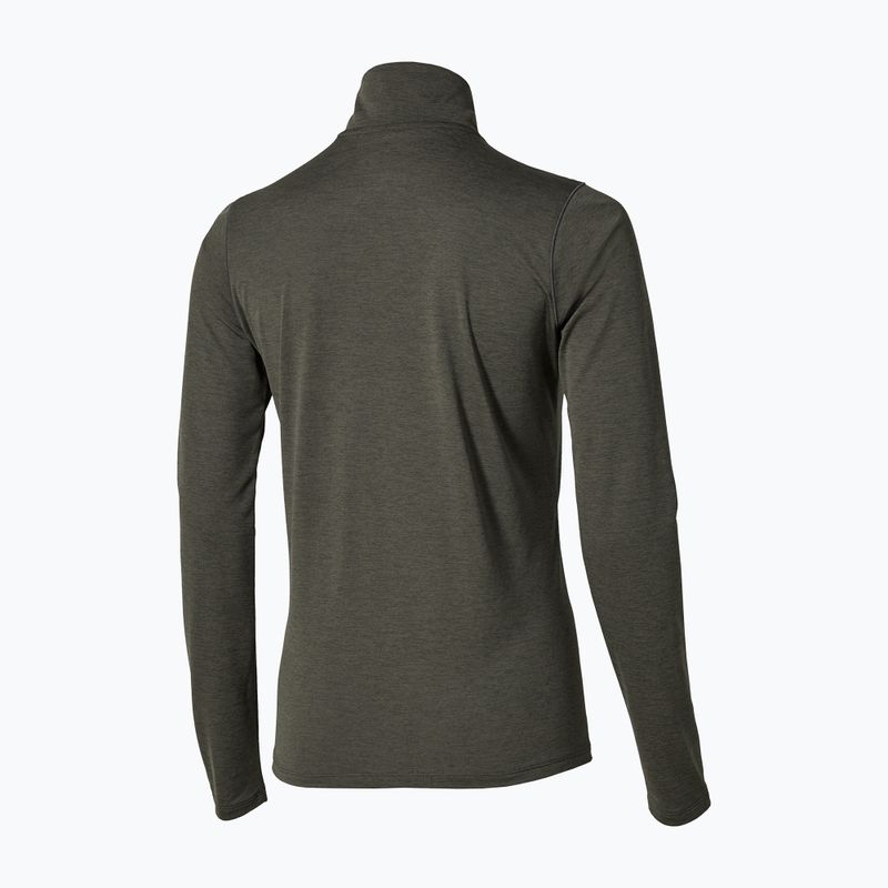 Dámská běžecká mikina Mizuno Core Impulse Half Zip Long Sleeve Tee forest night 2