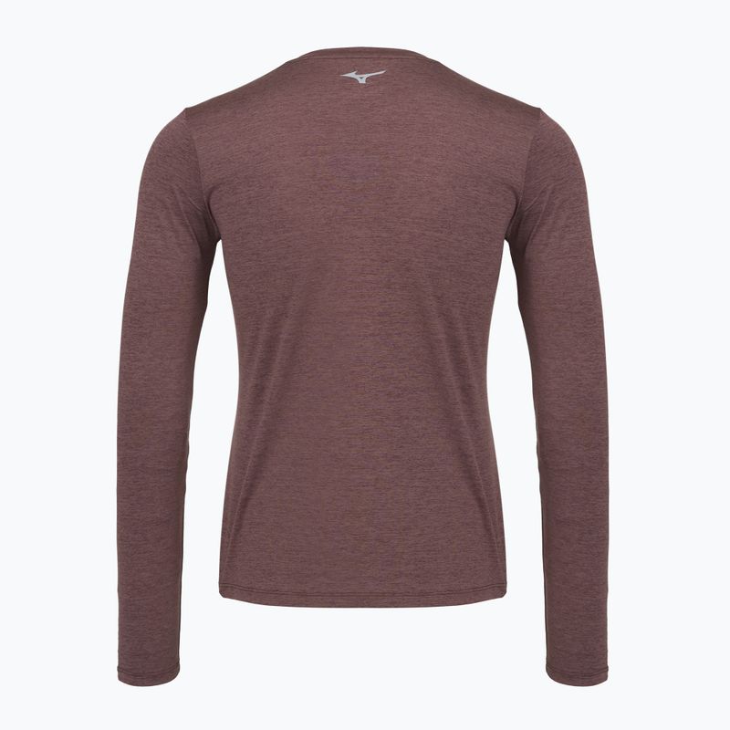 Pánské běžecké tričko Longsleeve Mizuno Core Impulse Long Sleeve Tee pepper corn 2