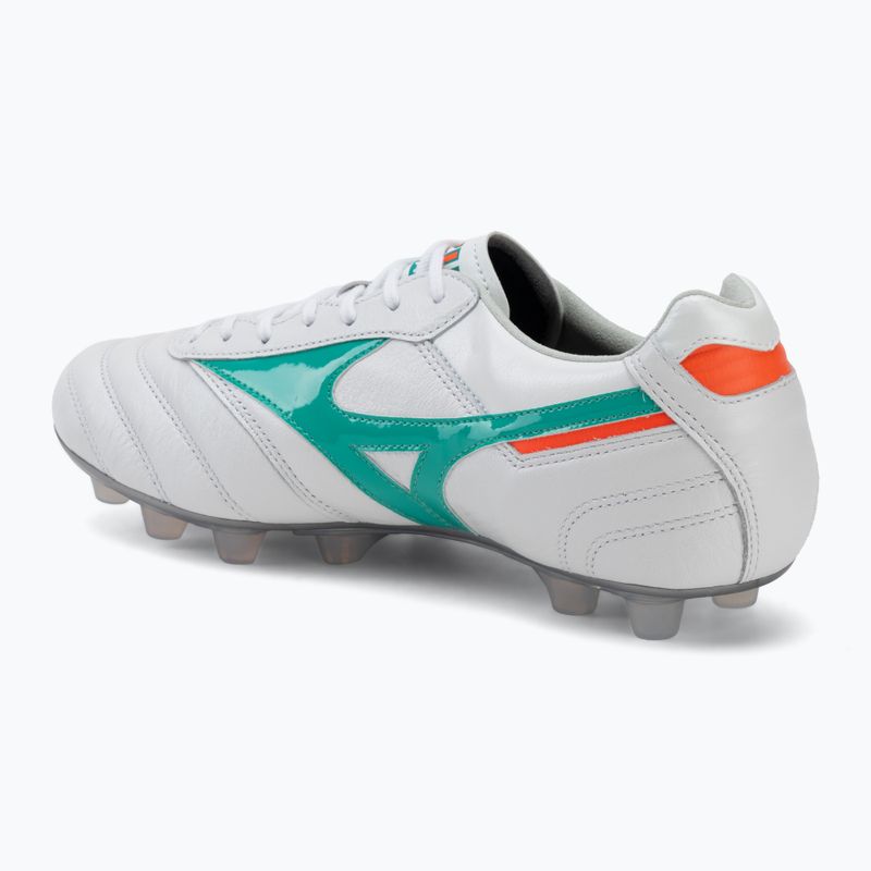 Kopačky Mizuno Morelia II Japan FG white/arcadia/lava orange 3