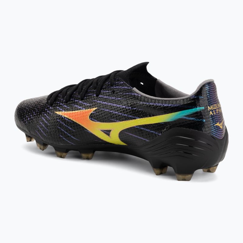 Kopačky Mizuno Alpha III Japan FG black/lava orange/evening primrose 3