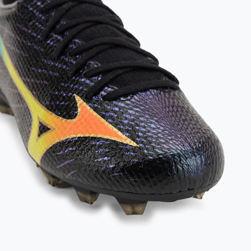 Kopačky Mizuno Alpha III Japan FG black/lava orange/evening primrose 7