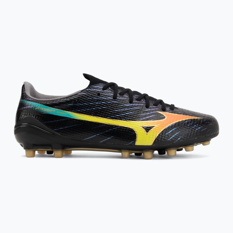 Kopačky Mizuno Alpha III Japan AG black/lava orange/evening primrose 2