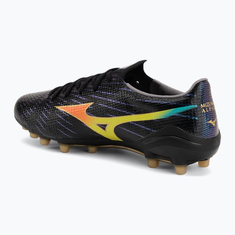 Kopačky Mizuno Alpha III Japan AG black/lava orange/evening primrose 3