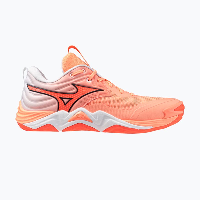 Volejbalové boty Mizuno Wave Momentum Elite flamingo coral/lava orange/white 8