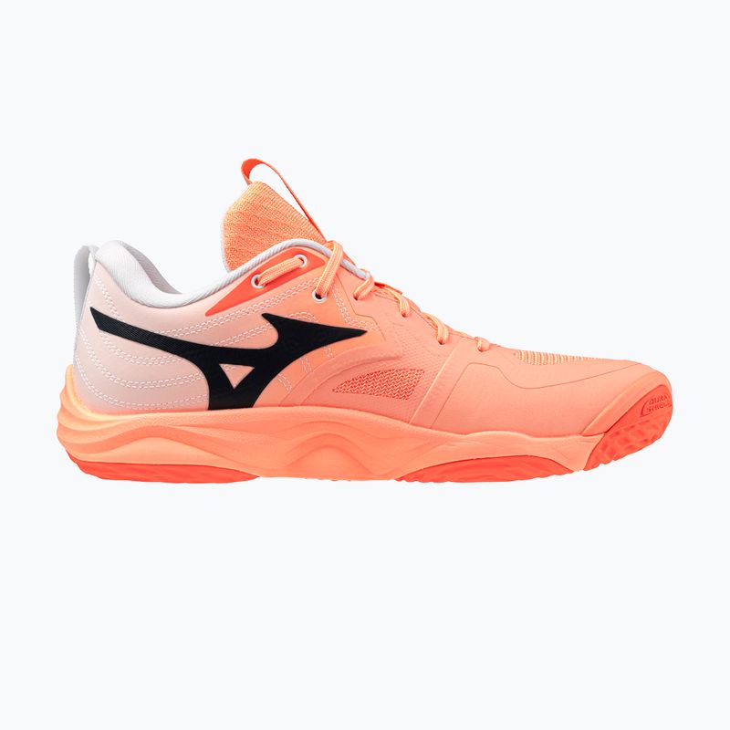 Volejbalové boty Mizuno Wave Momentum Elite flamingo coral/lava orange/white 9