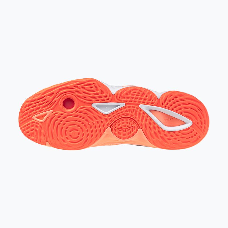 Volejbalové boty Mizuno Wave Momentum Elite flamingo coral/lava orange/white 11