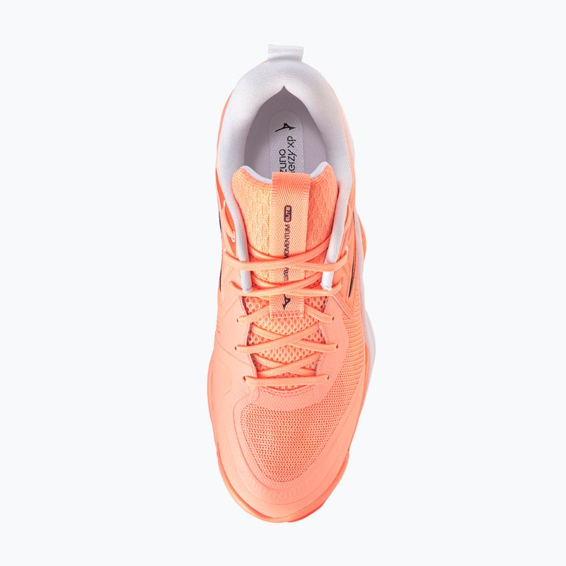 Volejbalové boty Mizuno Wave Momentum Elite flamingo coral/lava orange/white 12