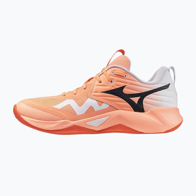 Volejbalové boty Mizuno Wave Momentum Pro flamingo coral/carbon/white 8