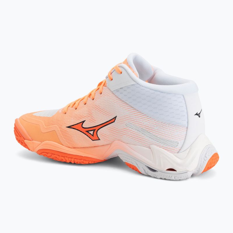 Volejbalové boty Mizuno Wave Lightning Elite Mid Flamingo Coral/Lava Orange/White 3
