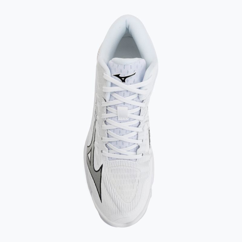 Volejbalové boty Mizuno Wave Lightning Elite Mid White/Ultimate Gray/Black 5
