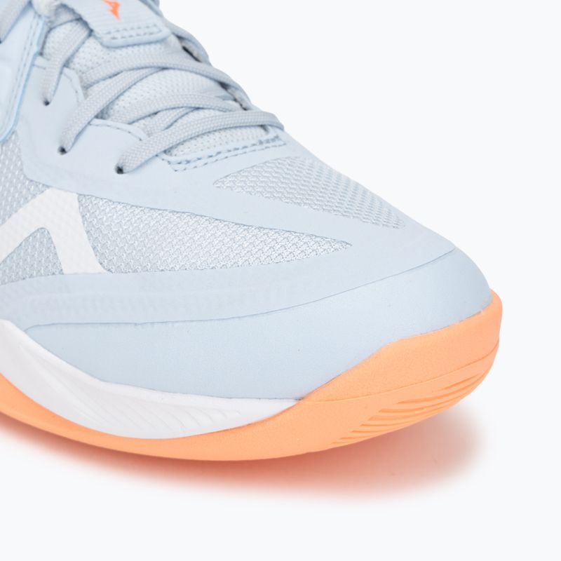 Dámské volejbalové boty Mizuno Wave Momentum Pro blue finch/lava orange/flamingo coral 7