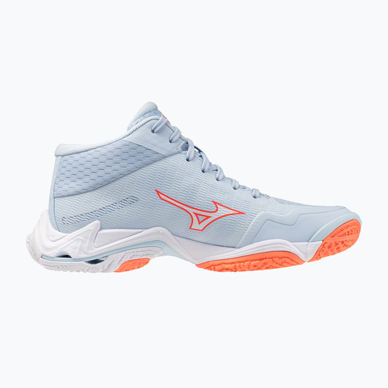 Dámské volejbalové boty Mizuno Wave Lightning Elite Mid blue finch/whitelava orange 9