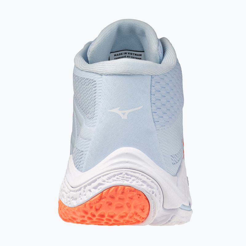 Dámské volejbalové boty Mizuno Wave Lightning Elite Mid blue finch/whitelava orange 10