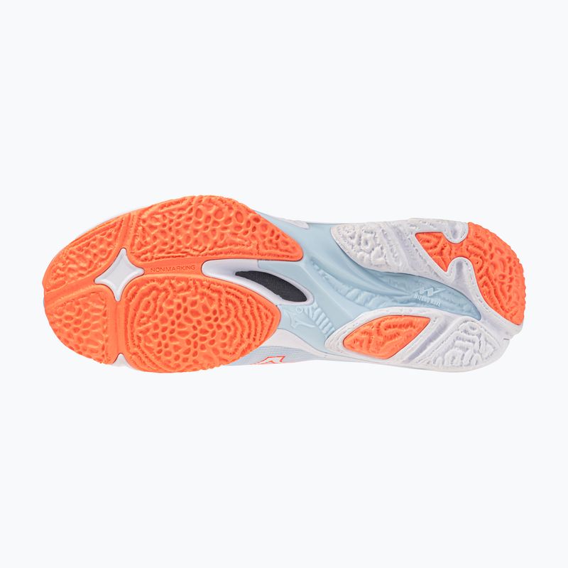 Dámské volejbalové boty Mizuno Wave Lightning Elite Mid blue finch/whitelava orange 11