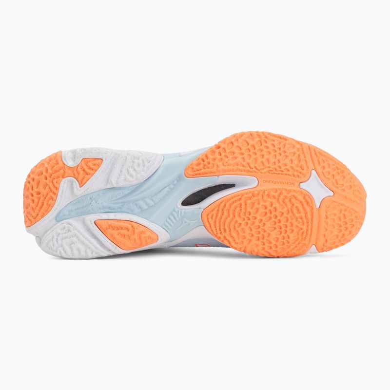 Dámské volejbalové boty Mizuno Wave Lightning Elite Mid blue finch/whitelava orange 4